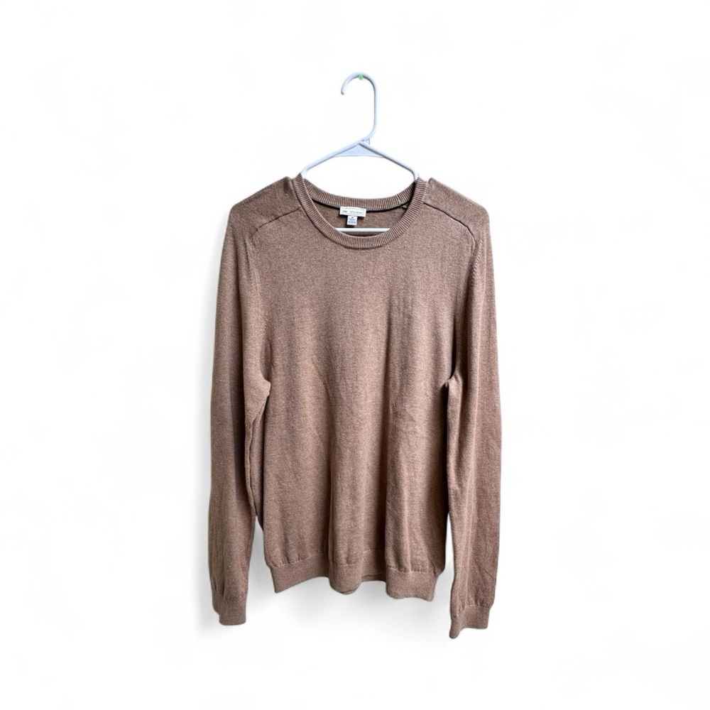 Gap Cotton Cashmere Sweater Men’s Medium Brown Crewneck Pullover Unisex